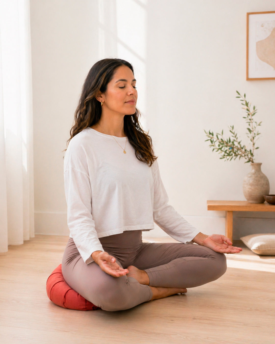Crescent Meditation Cushion