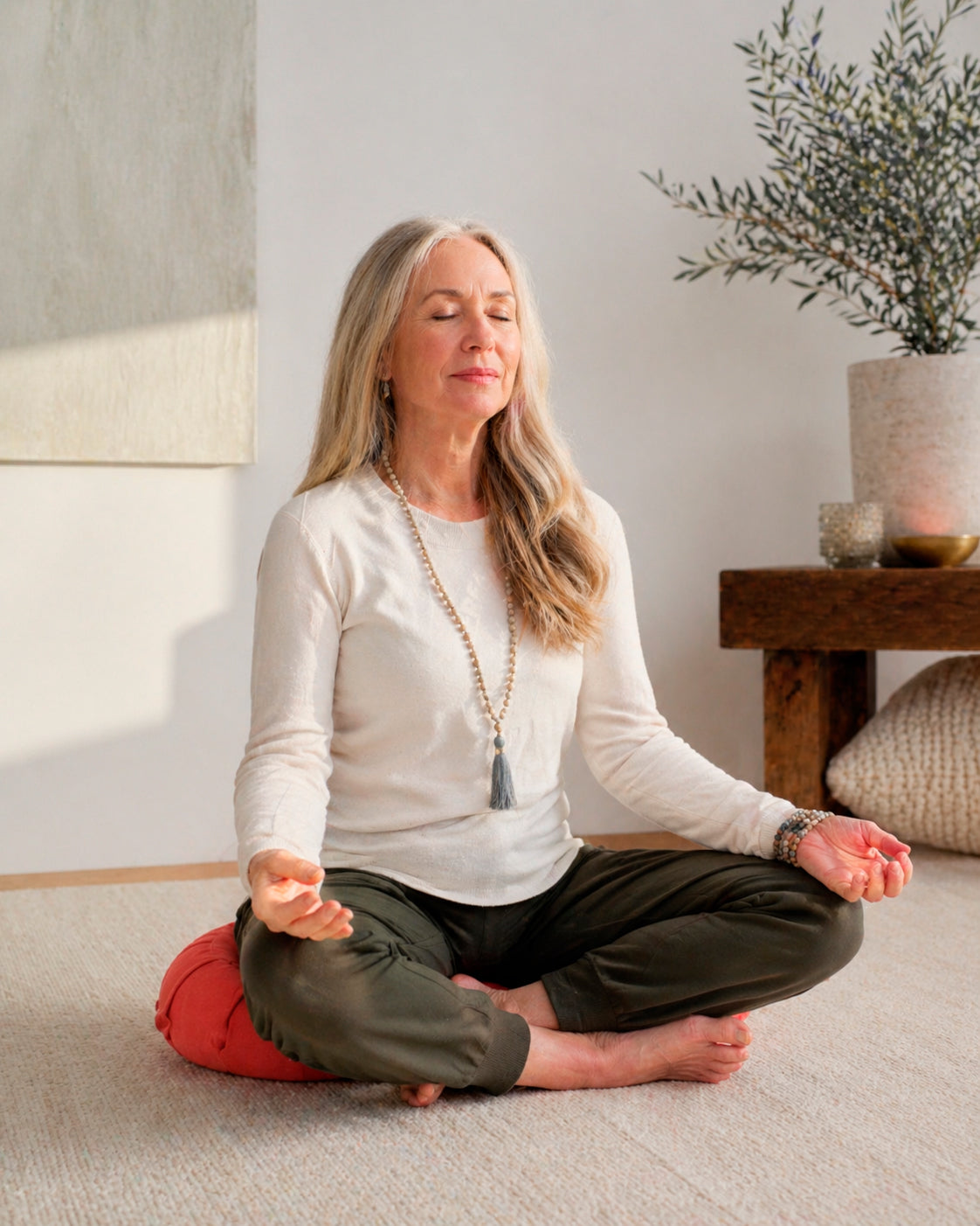 Crescent Meditation Cushion