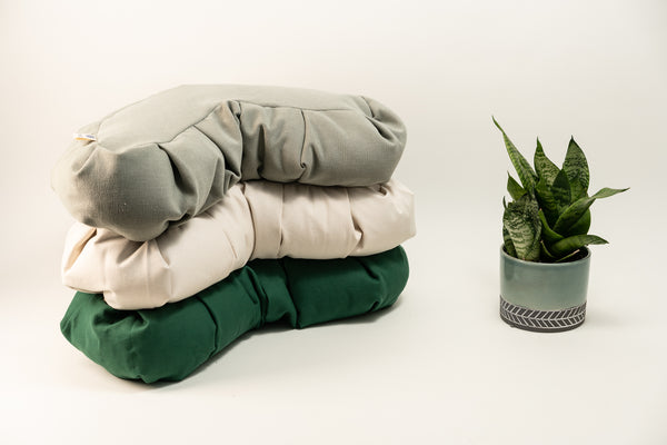 Zafu Standard 100% coton Bio Kapok Nature - Zafus, Coussins de méditation &  Bancs